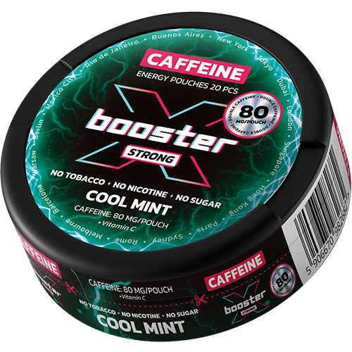 [5906670984747] X - Booster Energy Pouches - Cool Mint 80 mg/pouch